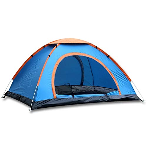 Sports God 3 Person Automatic & Instant Setup Pop Up Tent for Hiking and Camping with Carry Bag (Blue)