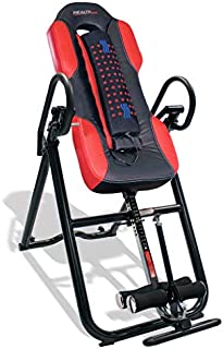 Health Gear ITM5500 Advanced Technology Inversion Table With Vibro Massage & Heat - Heavy Duty up to 300 lbs.