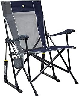 GCI Outdoor RoadTrip Rocker Outdoor Rocking Chair, Midnight