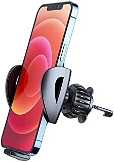 Phone Car Holder, DracoLight Car Phone Holder Mount, Universal Cell phone Holder Clip Mount Cradle for Car Air Vent Compatible iPhone 12/11 pro/XS/XR/X/8/7, samsung Galaxy, Pickup Truck vehicle