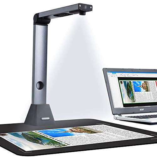 iCODIS Document Camera X3, High Definition Portable Scanner for Teacher, Not Compatible with MAC, Capture Size A3, Multi-Language OCR and English Article Recognition