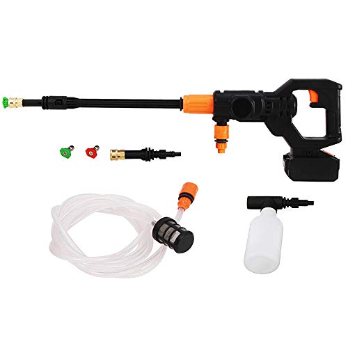 HUAHE Portable Power Cleaner 20V 4.0Ah High Pressure Washer Gun Sets Cordless - 406 psi Working Pressure and One Battery Included