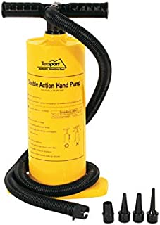 Texsport Double Action Hand Pump for Air Mattress , Yellow , 67 x 28.5 x 11.8