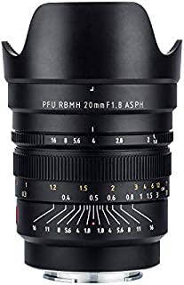 VILTROX 20mm F1.8 Wide Angle Manual Focus Fixed/Prime Lens Full Frame Large Aperture Camera Lens for Sony E Mount DSLR A7 A7III A7RIII A7RII A7II A9 A6500 A6300