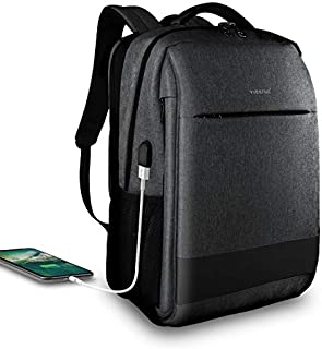 Laptop Backpack,Tigernu Business Travel Anti Theft Slim Durable Laptops Backpack with USB Charging Port,Water Resistant College School Computer Bag for Women & Men Fits 15.6 Inch Laptop and Notebook