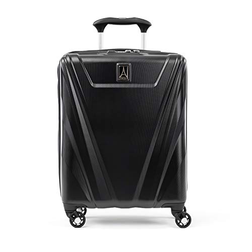 Travelpro Maxlite 5-Hardside Spinner Wheel Luggage, Black, Carry-On 19-Inch