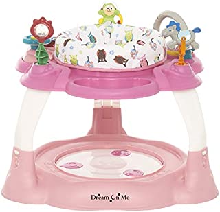 Dream On Me Extravaganza 3in1 Activity Center | Bouncer | Play Table, Pink