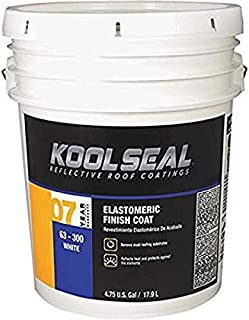 KST COATING KS0063300-20 White Roof Coat, 4.75 Gallon