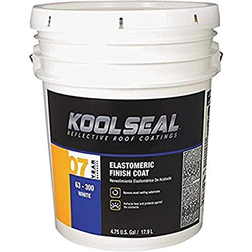 KST COATING KS0063300-20 White Roof Coat, 4.75 Gallon