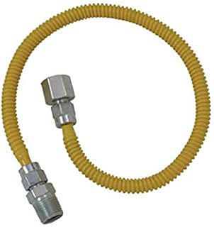 Brasscraft CSSL54-60 ProCoat Straight Connector Gas Dryer & Water Heater Flex-Line (3/8