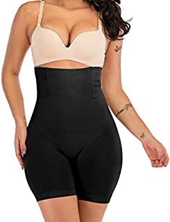 Womens Shapewear Tummy Control Shorts Hi-Waist Butt Lifter Thigh Slimmer Body Shaper Black