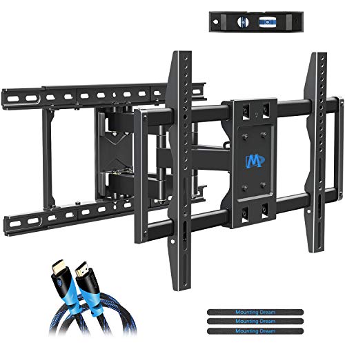 Mounting Dream TV Wall Mounts TV Mount for 42-70inch TVs, Full Motion TV Wall Mount TV Bracket with Max VESA 600x400mm up to 100 LBS, Full Motion TV Mount with Articulating Arms Fits 16-24