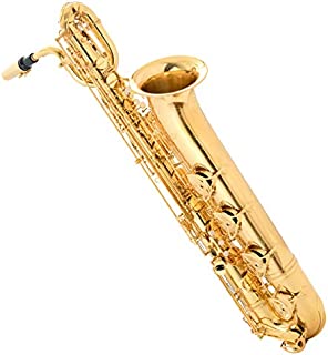 Singer's day SDBS-2001 Low A Baritone Saxophone Low A to High F# Lacquered Brass with Hand Engraved Bell