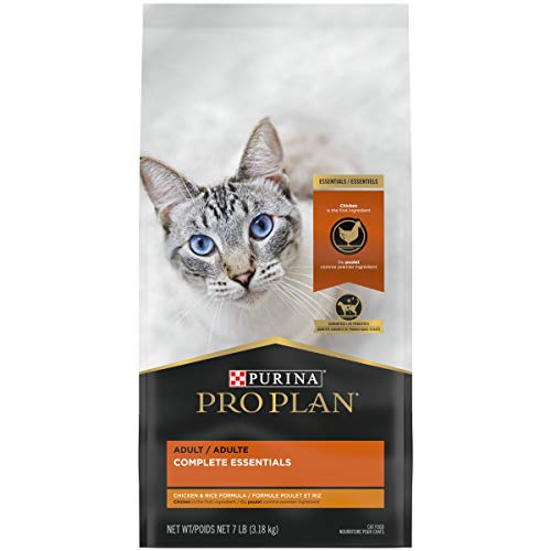 Purina Pro Plan With Probiotics, High Protein Dry Cat Food, Chicken & Rice Formula - 7 lb. Bag