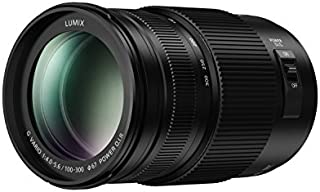 Panasonic LUMIX G II Vario Lens, 100-300MM, MIRRORLESS Micro Four Thirds, Power O.I.S, H-FSA100300 (USA Black)