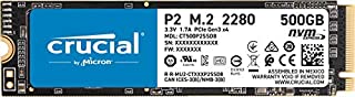 Crucial P2 500GB 3D NAND NVMe PCIe M.2 SSD Up to 2400MB/s - CT500P2SSD8