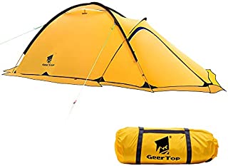 Geertop Portable 2 Person 4 Season Camp Tent Waterproof Backpacking Tent Double Layer All Weather for Camping Hiking Travel Climbing Mountaineering - Easy Set Up