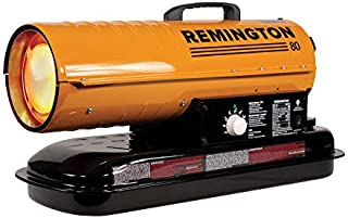 REMINGTON REM-80T-KFA-O Kerosene Heater, 80,000 BTU, Orange/Black