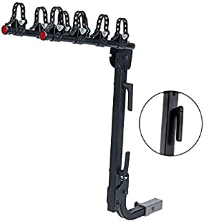 KAC S4 2 Hitch Mounted Rack 4-Bike Premium Carrier with Quick Release Handle, Double Folding, Smart Tilting Design  RV Use Prohibited