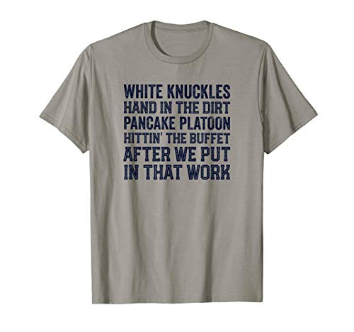 Mens Offensive Line Shirt Lineman Gloves Football Gifts For Men T-Shirt