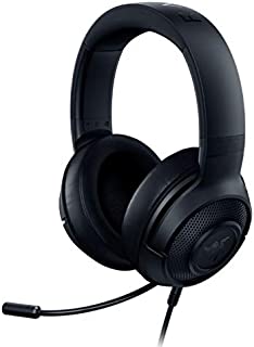 Razer Kraken X Ultralight Gaming Headset: 7.1 Surround Sound - Lightweight Aluminum Frame - Bendable Cardioid Microphone - PC, PS4, PS5, Switch, Xbox One, Xbox Series X & S, Mobile - Black