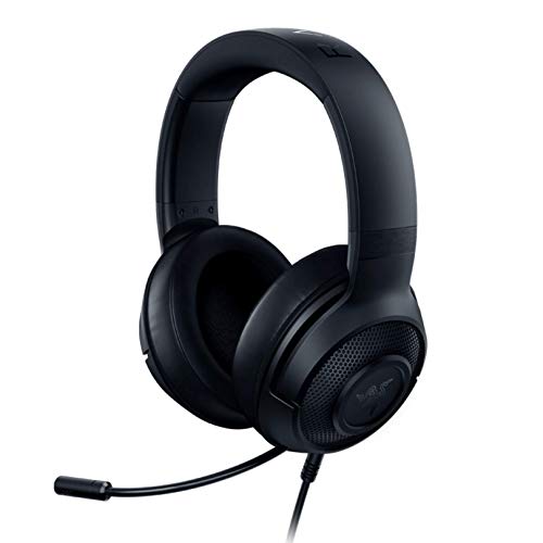 Razer Kraken X Ultralight Gaming Headset: 7.1 Surround Sound - Lightweight Aluminum Frame - Bendable Cardioid Microphone - PC, PS4, PS5, Switch, Xbox One, Xbox Series X & S, Mobile - Black