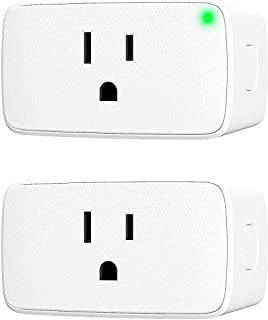 VOCOlinc Smart Plug Mini Siri WiFi Outlet Socket Works with HomeKit (iOS13+) Alexa Google Assistant Nest Hub Voice Control Remote Access Timer No Hub Required 15A 1800W 2.4GHz Smartbar (2PACK)