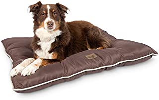 Pet Craft Supply Super Snoozer Calming Indoor / Outdoor All Season Water Resistant Durable Dog Bed, Large, Chocolate