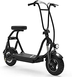 SKRT Electric Bicycle/E-Bike/Scooter 350W 48V 18.6 Miles Long-Range Battery Foldable Easy Carry Portable Design, Adult Electric Scooter Up to 18 MPH Commuter Scooter (Black)