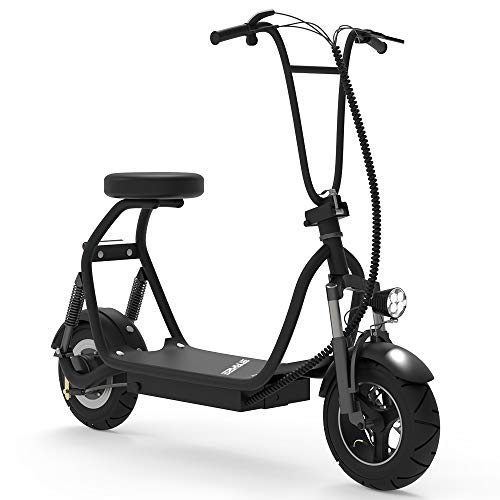 SKRT Electric Bicycle/E-Bike/Scooter 350W 48V 18.6 Miles Long-Range Battery Foldable Easy Carry Portable Design, Adult Electric Scooter Up to 18 MPH Commuter Scooter (Black)