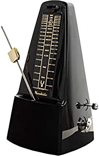 Classic Mechanical Metronome for Musician - Pyramid Design Metronome for Piano Guitar Drums Bass Violin Track Tempo and Beat Accessories Best Gift Idea for Beginners Musican by Creatov