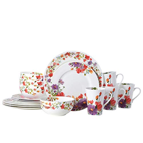 Mikasa Maisie 16-Piece Dinnerware Set, Assorted