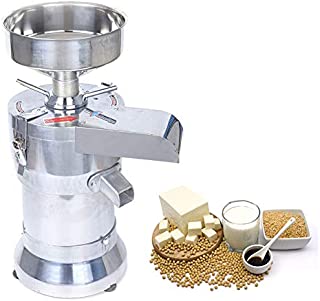 Soybean Grinding Machine, 110V 60Hz Automatic Soymilk Maker Soy Bean Pulping Tofu Milk Machine with 2 Filter for Commercial & Home Use (1100w)