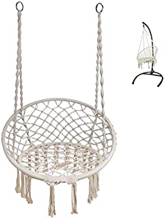 TheirNear Hanging Chair with Stand for Bedroom, Indoor Hammock Swing Chair