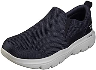 Skechers Men's GO Walk Evolution Ultra-Impeccable Sneaker, Navy/Gray, 10.5