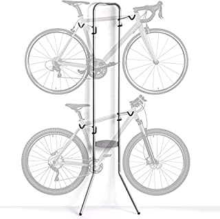 Delta Cycle & Home Michelangelo Two-Bike Gravity Stand Silver, 86