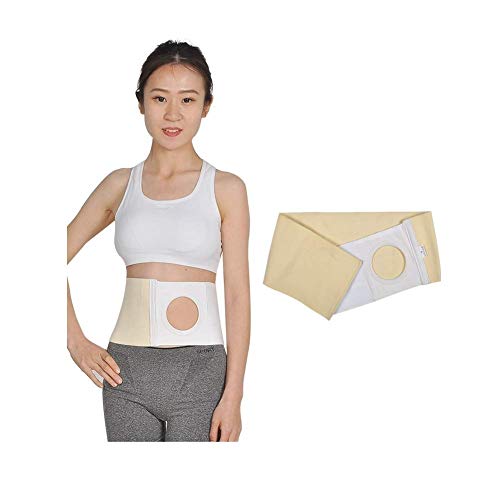 Ostomy Belt Unisex Colostomy Belt Ostomy Hernia Support Belts Abdominal Binder Brace Abdomen Band Stoma Support to Prevent Parastomal Hernia Stoma Opening(3.14'') (XL 39-43 inch)