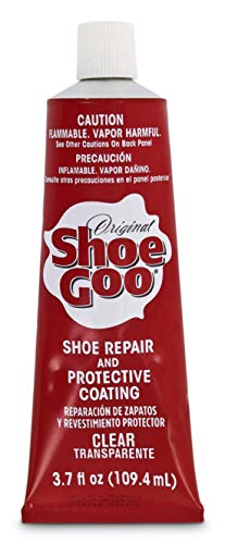 Shoe Goo Repair Adhesive for Fixing Worn Shoes or Boots, Clear, 3.7-Ounce Tube