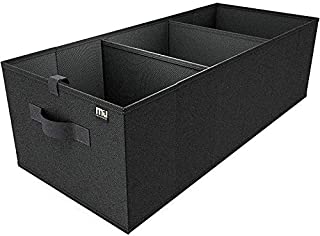 MIU COLOR Car Trunk Organizer for SUV, Expandable Large Capacity, Sturdy Cargo Trunk Storage Organizer, Non Slip Bottom