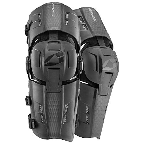 EVS Sports RS9-BK-LP Men's Knee Brace (RS9 Pair) (Black, Large), 2 Pack