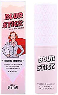 Blur Stick Makeup Primer - Pore Minimizer and Reducer for Your Face - More Vibrant Eyeshadow, Eyelid and Eye Details - With Hydrating Calamine Base for Oily and Sensitive Skin