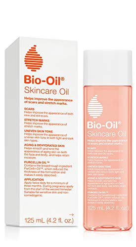 Bio-Oil Skincare Oil, Body Oil for Scars and Stretchmarks, Hydrates Skin, Non-Greasy, Dermatologist Recommended, Non-Comedogenic, 4.2 Ounce, For All Skin Types, with Vitamin A, E