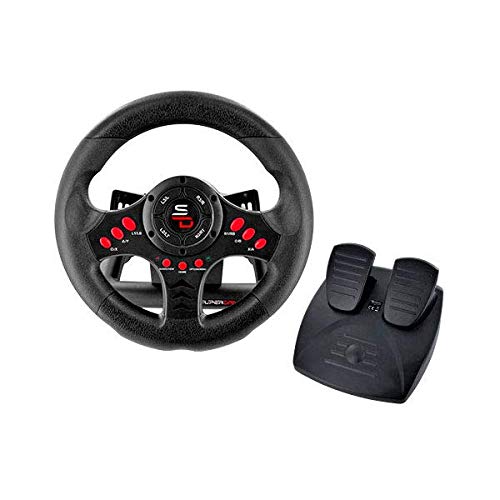 Subsonic SA5426 Racing Wheel Universal with Pedals for Playstation 4, PS4 Slim, PS4 Pro, Xbox One, Xbox One S, PS3