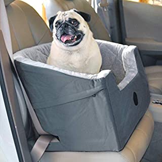 K&H Pet Products Bucket Booster Dog Car Seat Large Gray 14.5