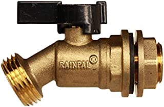 RAINPAL RBS005 Brass Water Container/Rain Barrel Quarter Turn Spigot(Lead Free Compliant)