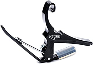 Kyser Quick-Change Capo for 6-string acoustic guitars, Black, KG6B