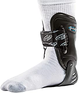 Ultra Ankle High-5 Ankle Brace for Ankle Instability and Reoccurring Joint Pain, Fits Left or Right Ankle, Great for Volleyball, Basketball, Hiking - Fits in High-Top Shoes - Black/Large