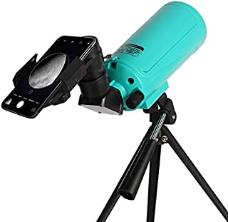 Maksutov-Cassegrain Telescope for Adults Kids Astronomy Beginners, Mak60 Reflector Telescope 750mm Focal Length with Tabletop Tripod Phone Adapter, Compact Portable, for Viewing the Moon Planets Stars