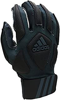 adidas Scorch Destroy 2 Full Finger Lineman's Gloves, Gray/Black, X-Large