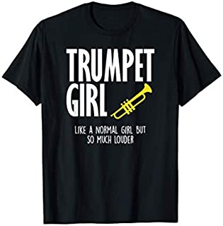 Marching Band Funny Trumpet Girl T-Shirt